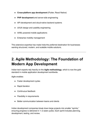 Exploring the Advanced Mobile App Development Methodologies Used by ...