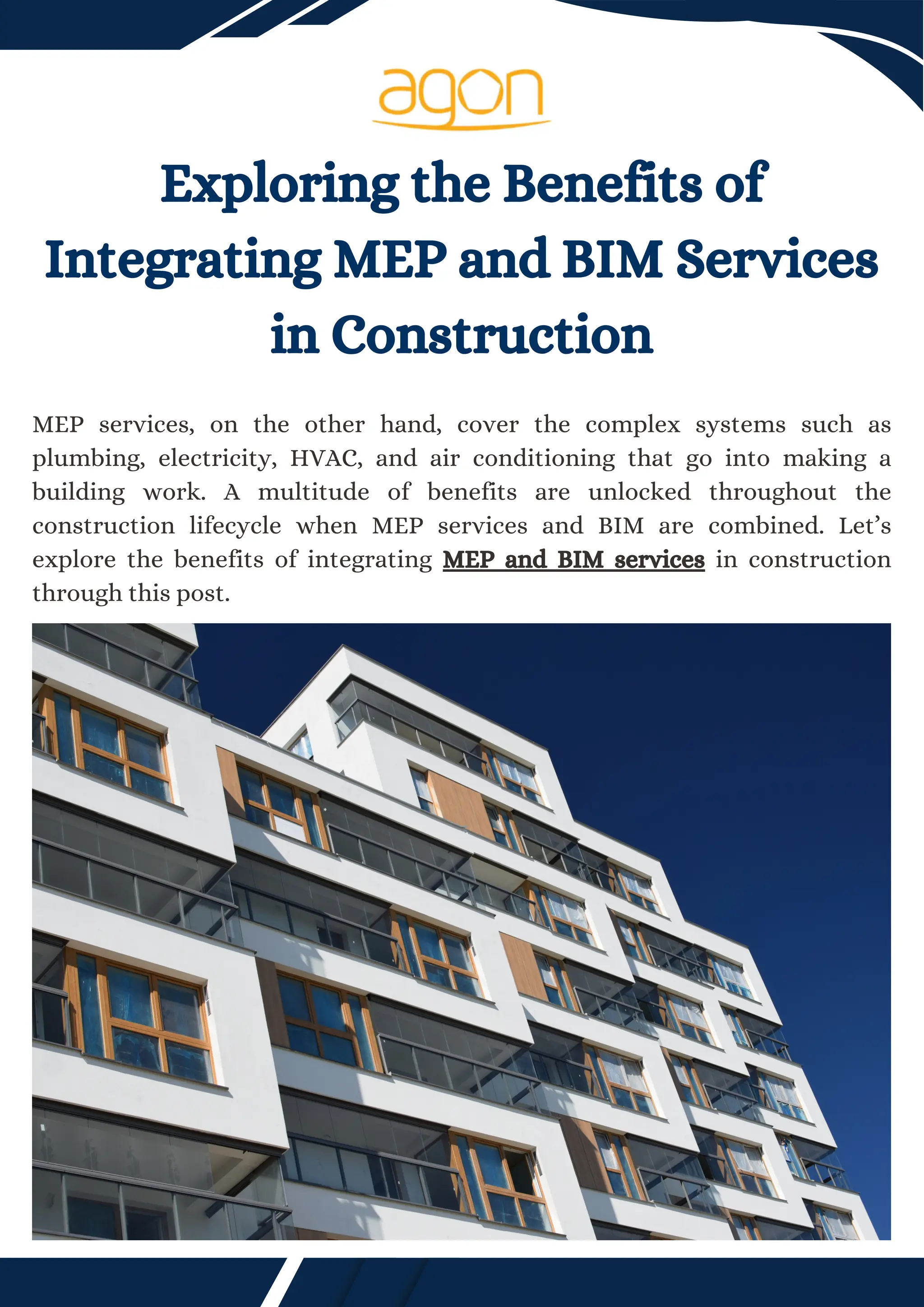 Exploring the Benefits of Integrating MEP and BIM Services in ...