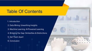 Exploring The Differences Data Mining Vs Machine Learning Pptx Exploring The Differences Data Mining Vs Machine Learning Pptx