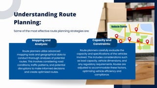 Exploring the Effective Strategies Behind Route Planning vs. Route ...
