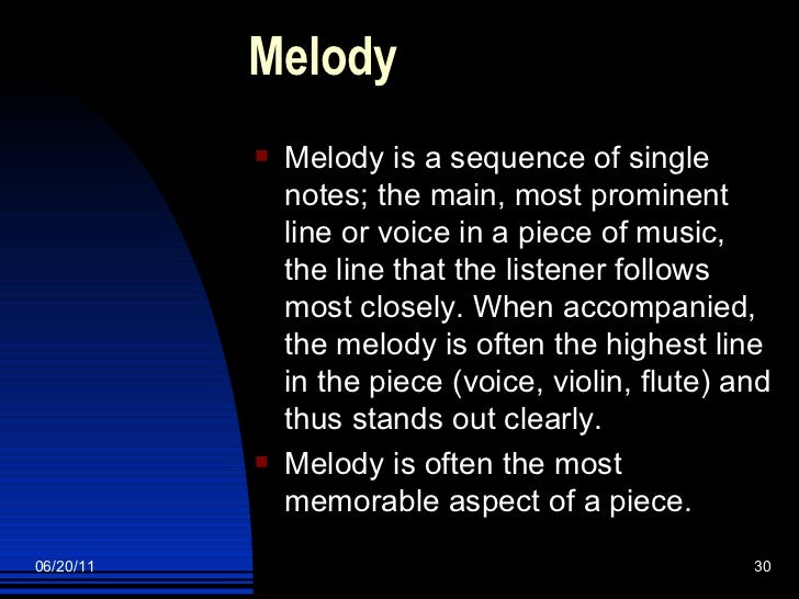 definition malody