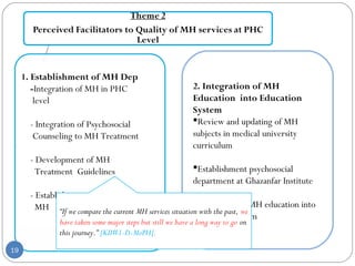 Mh Guidelines.pdf Exploring the factors effecting mental health services | PPT