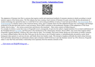 Exploring The Film, The Outsiders Essay | PPT