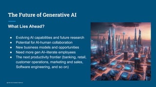 Exploring the Future of Generative AI_ Applications, Challenges, and ...