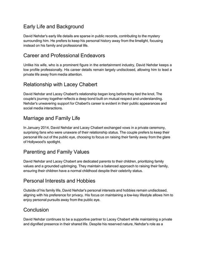 Exploring the Life of Lacey Chabert's Husband.pptx