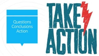 Questions
Conclusions
Action
 