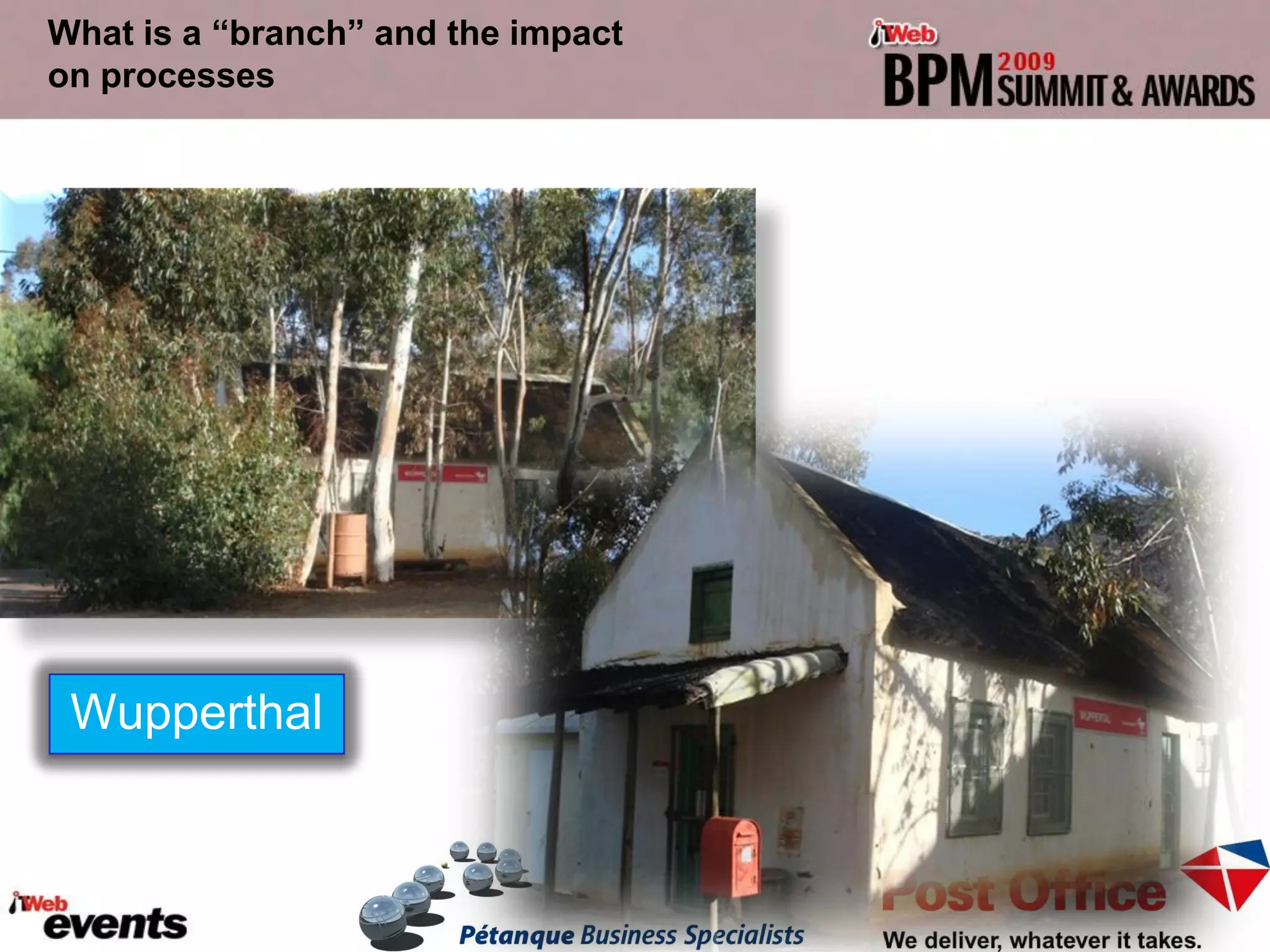 What is a “branch” and the impact
on processes




 Wupperthal
 