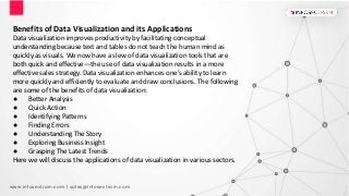 Exploring the Power of Data Visualization & its Various Applications.pptx