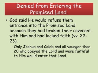 Exploring the promised land