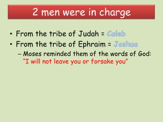 Exploring the promised land