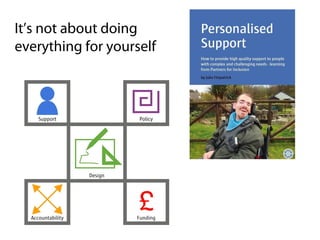 It’s not about doing
everything for yourself
 