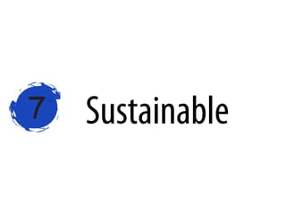 Sustainable
 