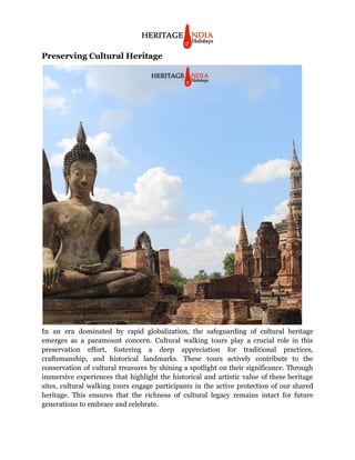 Exploring the Rich Tapestry of Heritage_ Cultural Walk Tour Packages.pdf