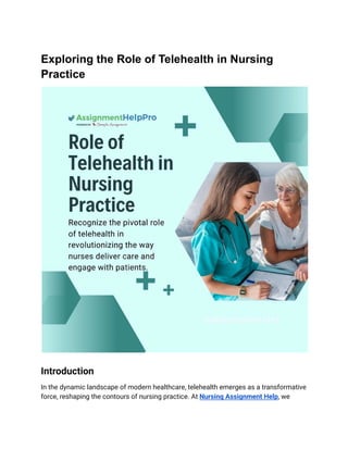 Exploring the Role of Telehealth in Nursing Practice.pdf