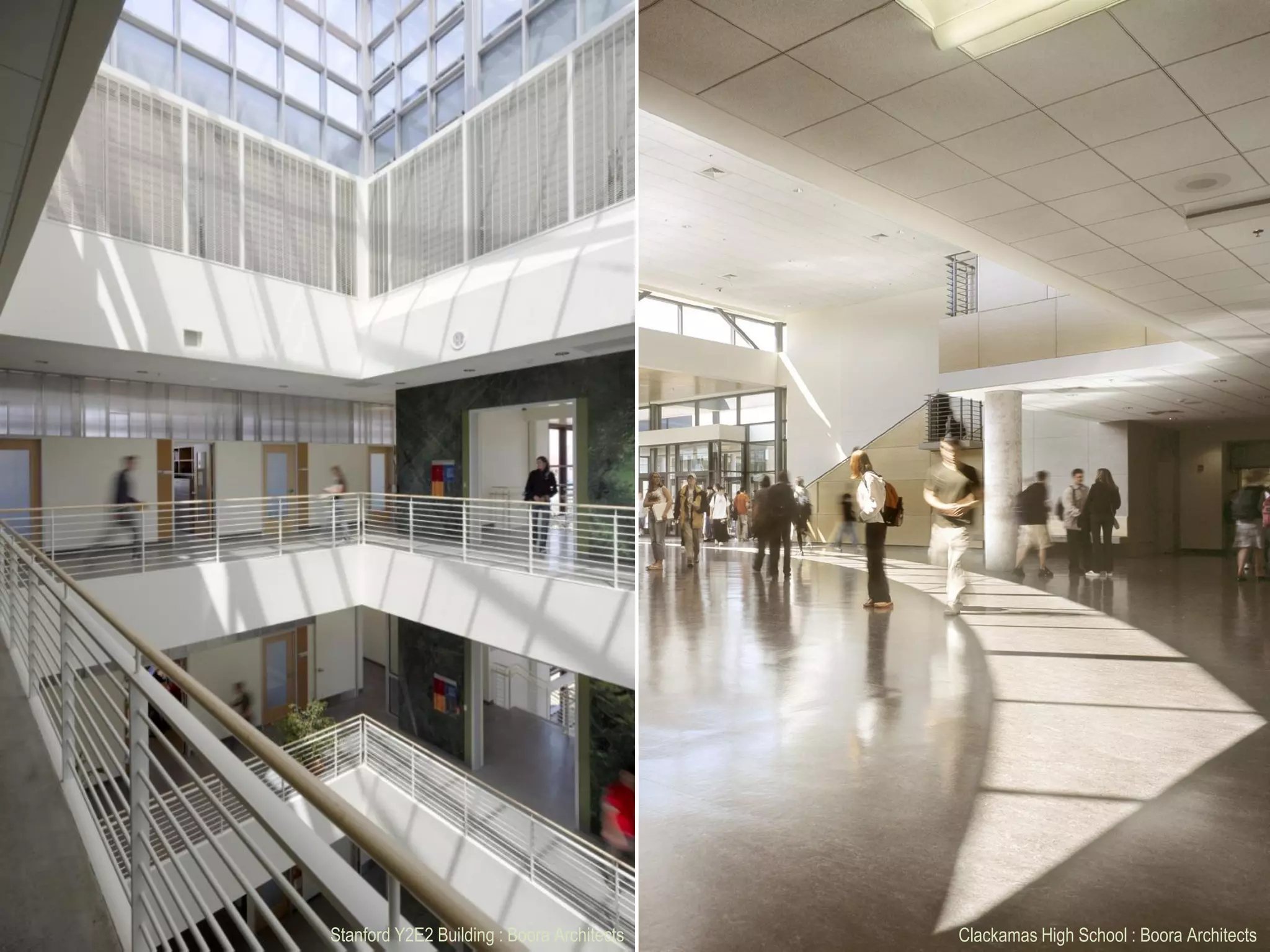 Stanford Y2E2 Building : Boora Architects   Clackamas High School : Boora Architects
 
