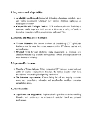 Exploring Top OTT Platform Providers-Insights from Designer News | PDF