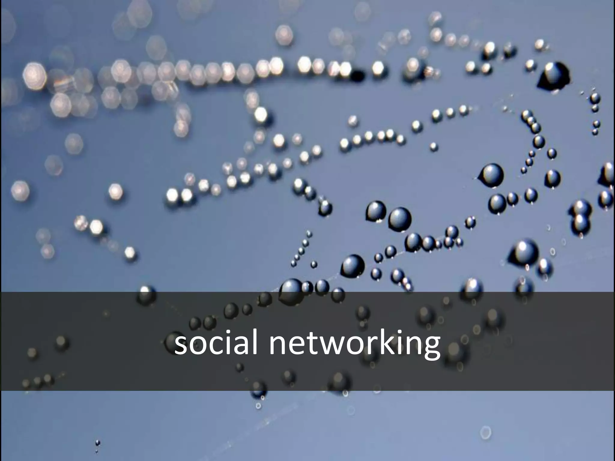 social networking
 