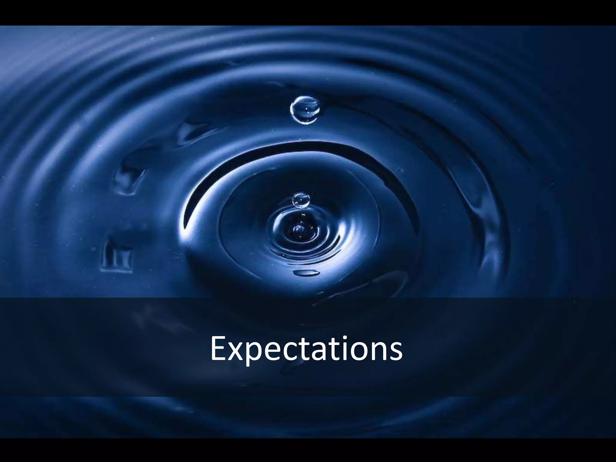 Expectations
 