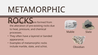 Neomorphism Rocks Examples Exploring Types of Rocks Senior High School Earth and life sciences.pptx