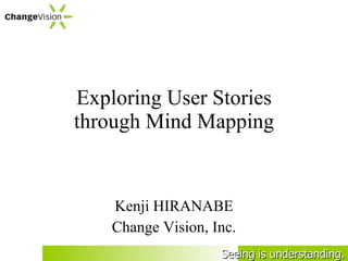 Exploring User Stories through Mind Mapping Kenji HIRANABE Change Vision, Inc. 