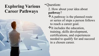 Exploring Various Career Pathways powerpoint | PPTX