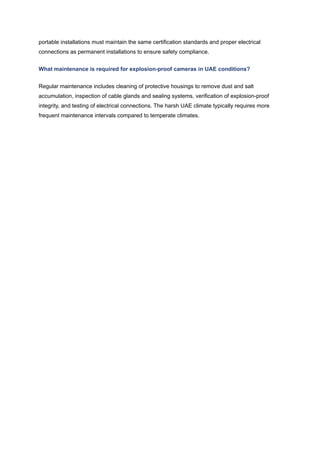 Explosion Proof CCTV Solutions for UAE Industries_ Complete Safety ...