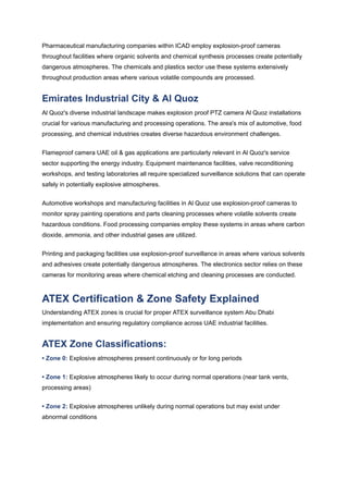 Explosion Proof CCTV Solutions for UAE Industries_ Complete Safety ...