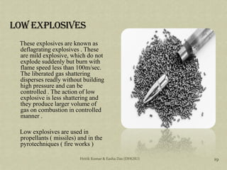 Explosives and its classification | PDF