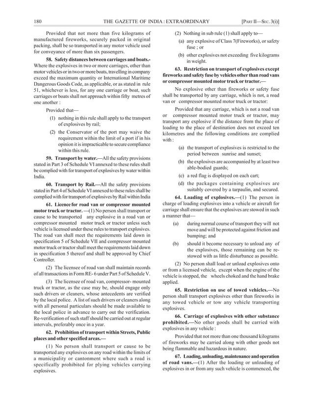 Explosives rules 2008