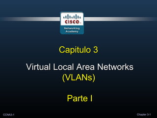 Capitulo 3
          Virtual Local Area Networks
                    (VLANs)

                    Parte I
CCNA3-1                                 Chapter 3-1
 