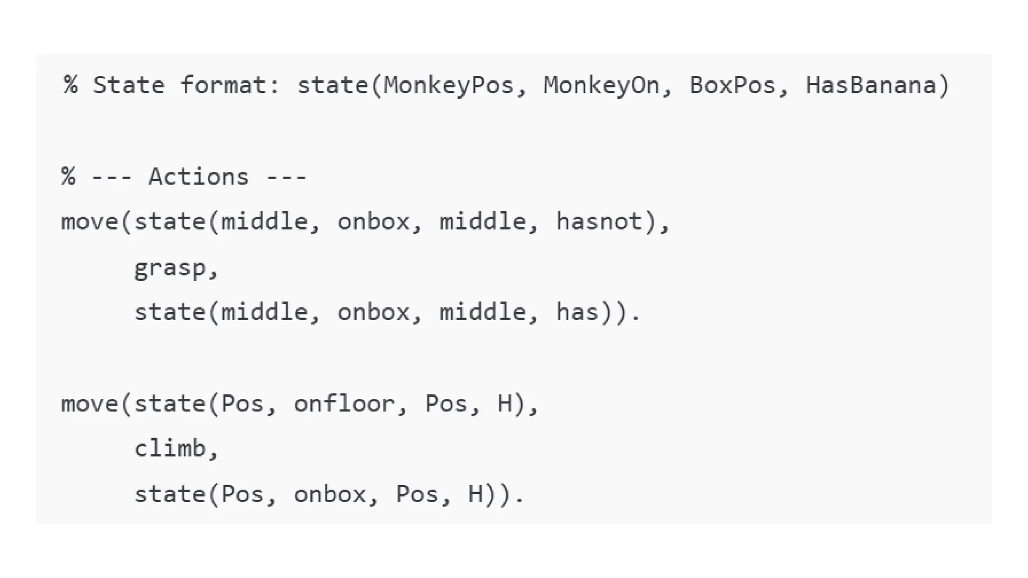 Monkey Banana Problem in AI using PROLOG.pptx