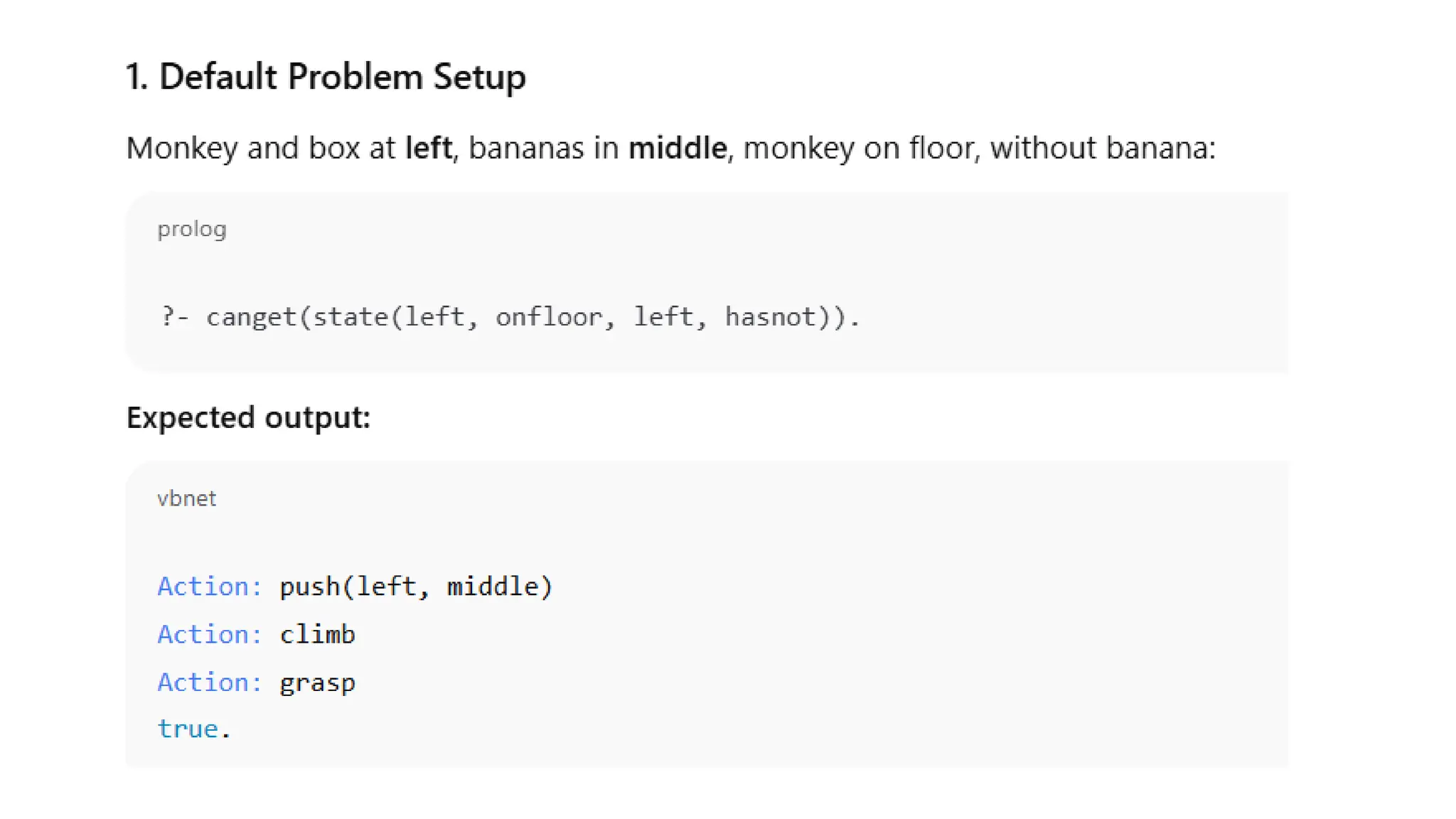 Monkey Banana Problem in AI using PROLOG.pptx