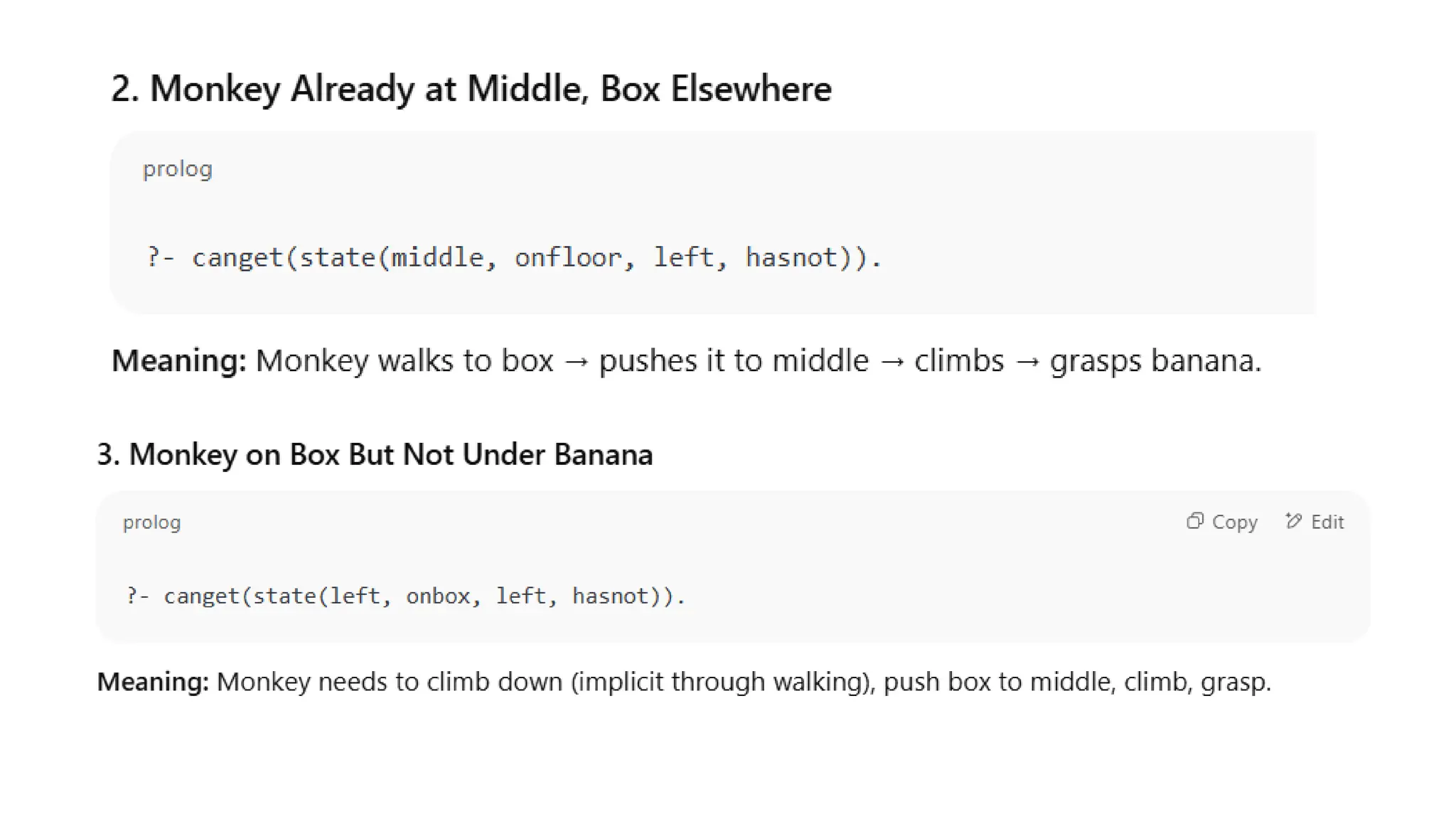 Monkey Banana Problem in AI using PROLOG.pptx