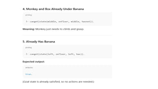 Monkey Banana Problem in AI using PROLOG.pptx