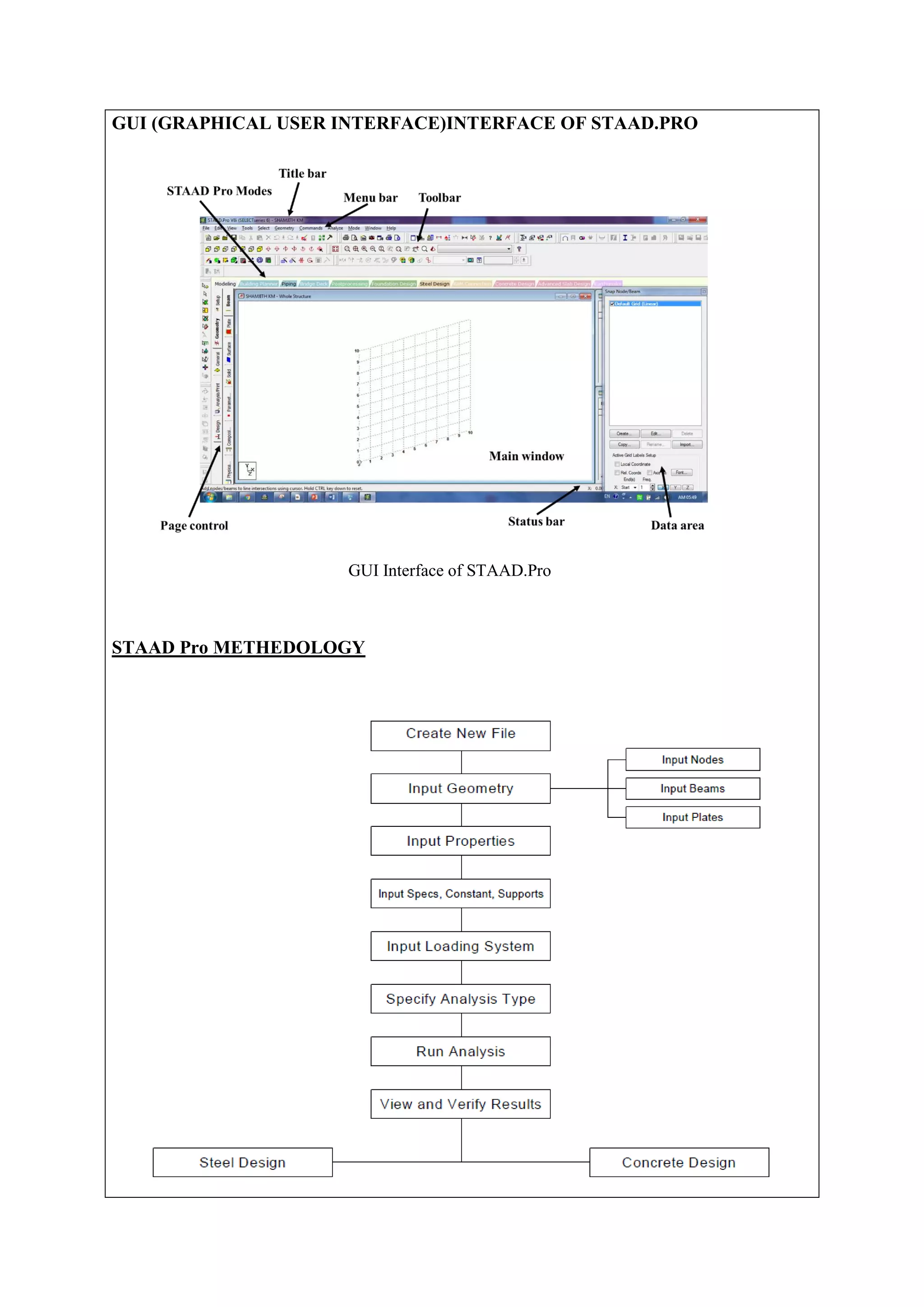 Analysis of simple beam using STAAD Pro (Exp No 1) | PDF