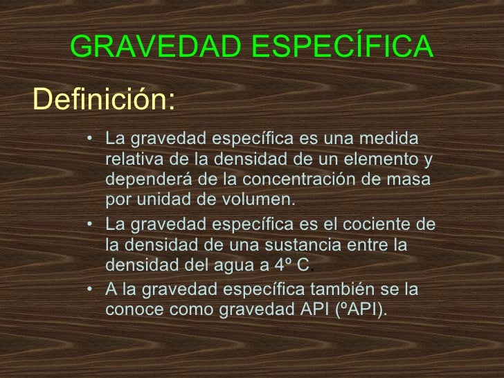 Gravedad Esp Gravedad Esp