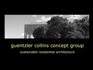 guentzler collins concept group sustainable residential architecture 