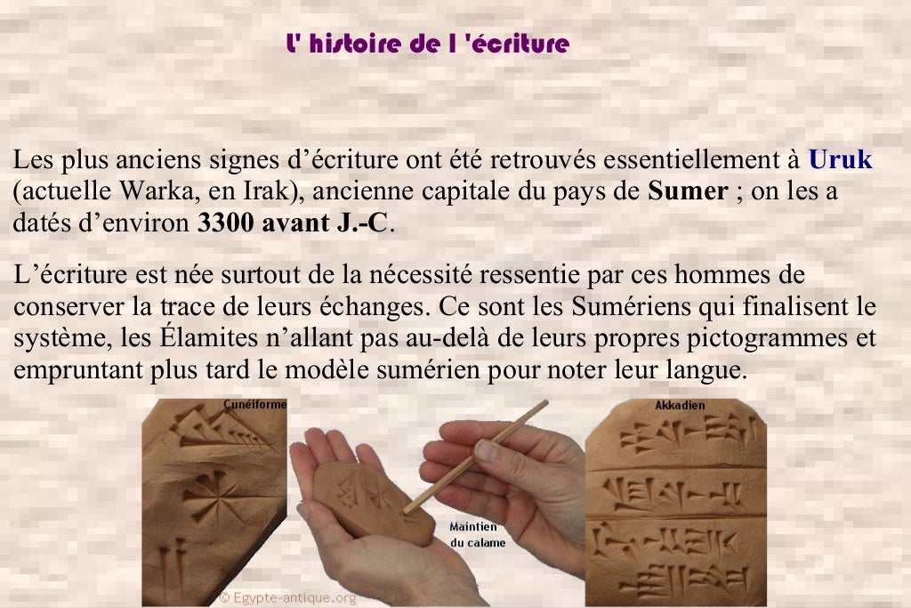 Comment Agrandir La Taille De L écriture l'écriture cunéiforme