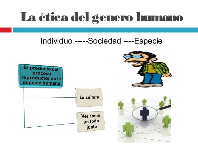 LA ÉTICA DEL GENERO HUMANO