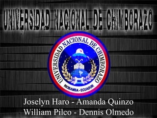 Joselyn Haro - Amanda Quinzo
William Pilco - Dennis Olmedo
 