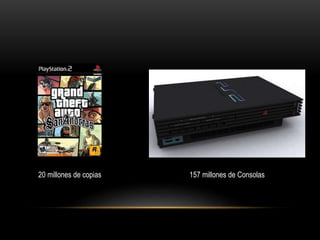 20 millones de copias 157 millones de Consolas
 