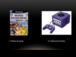 7 millones de copias 21 millones de Consolas
 