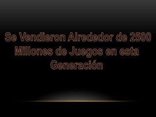 Evolucion de los Videojuegos 