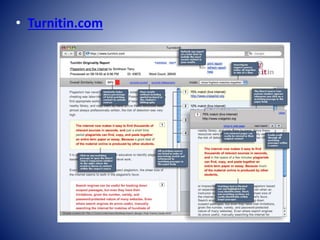 • Turnitin.com
 