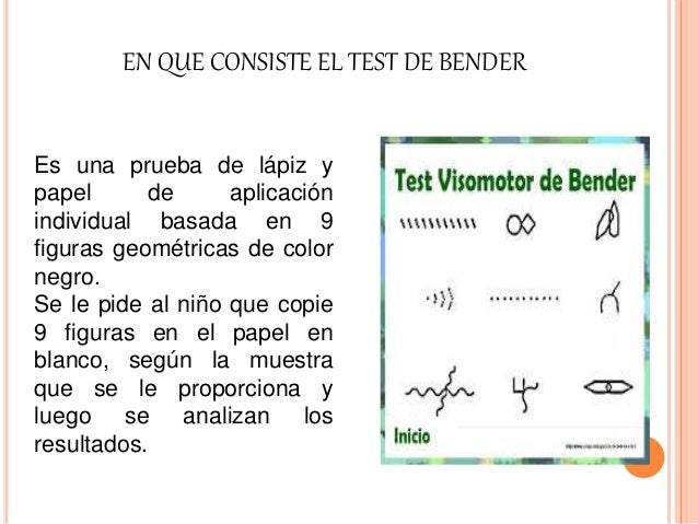 TEST DE BENDER