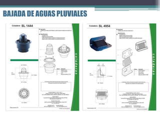 BAJADA DE AGUAS PLUVIALES
 