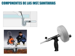 COMPONENTES DE LAS INST.SANITARIAS
 