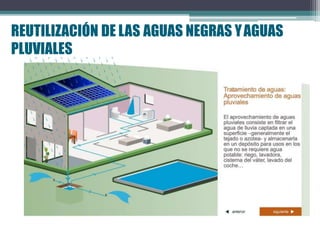 REUTILIZACIÓN DE LAS AGUAS NEGRAS YAGUAS
PLUVIALES
 