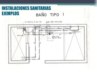 INSTALACIONESSANITARIAS
EJEMPLOS
 