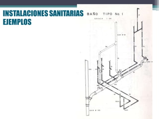 INSTALACIONESSANITARIAS
EJEMPLOS
 